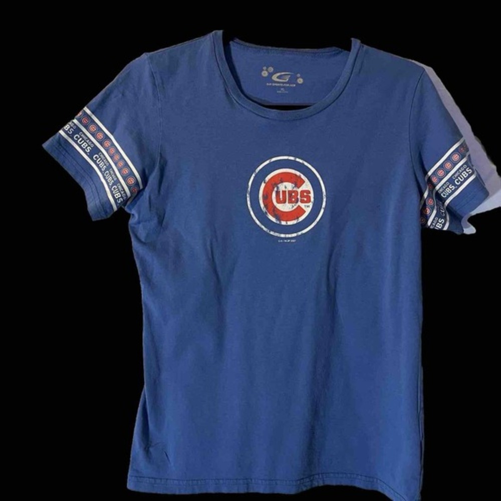 Chicago Cubs Women's G-III Sports For Her 2007 Fashion T-Shirt Xl (but Small)